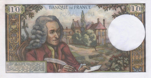 FRANCE, billet 10 Francs VOLTAIRE 1973