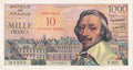 FRANCE, billet 10 NF sur 1000 Francs RICHELIEU 1957 F.53.01