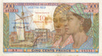 SAINT-PIERRE ET MIQUELON, billet 10 NF sur 500 Francs  1964 P.33