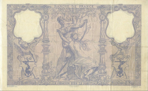 FRANCE, billet 100 Francs BLEU & ROSE 1896 F.21.9