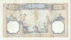 FRANCE, billet 1000 Francs CÉRÈS & MERCURE 1939 F.38.37