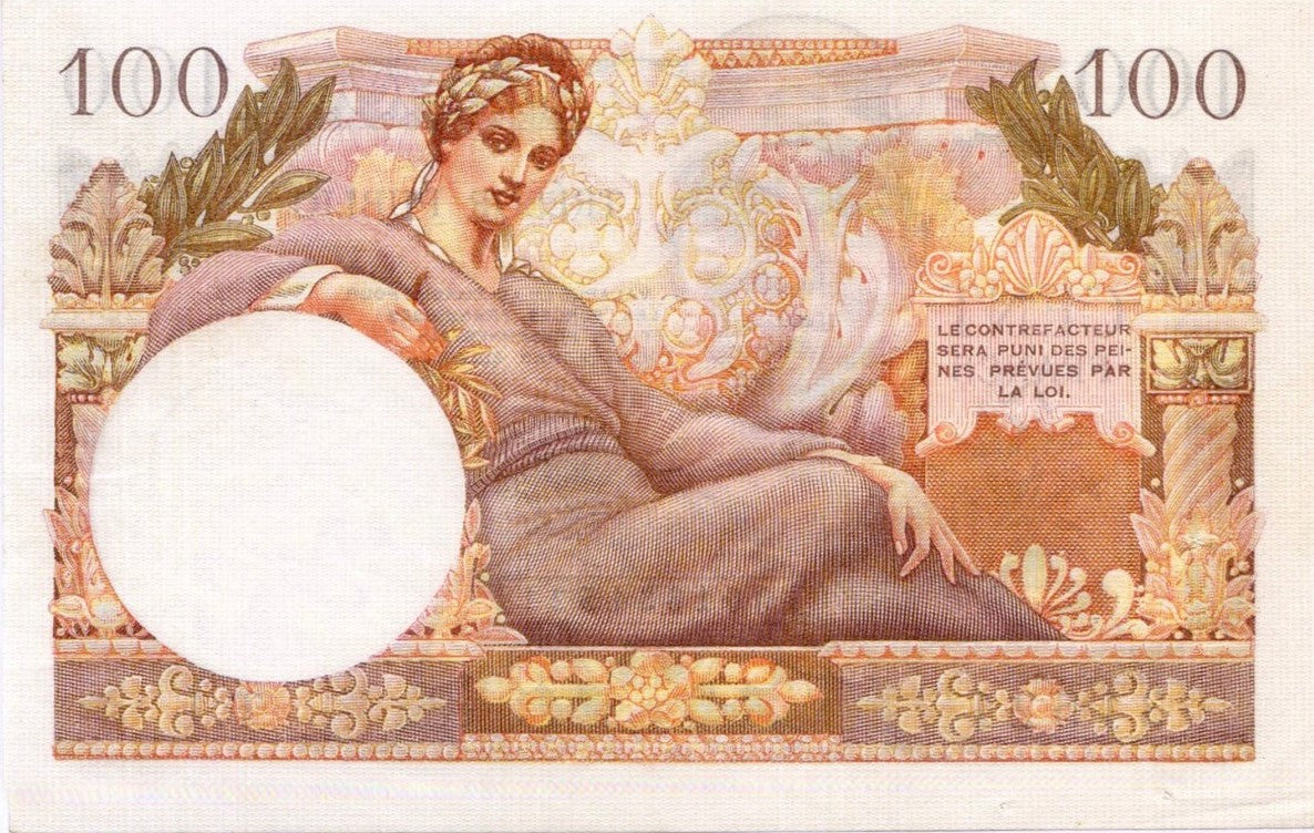 FRANCE, billet 100 Francs TRÉSOR FRANÇAIS 1955 F.34.1