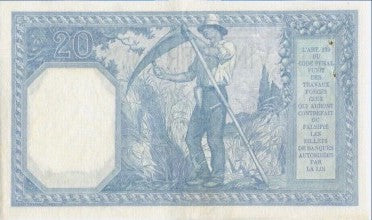FRANCE, billet 20 Francs Bayard 1916 F.11.1