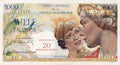 SAINT PIERRE & MIQUELON, billet 20 NF sur 1000 Francs 1964 P.34