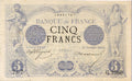 FRANCE, billet 5 Francs NOIR 1873 F.1.15
