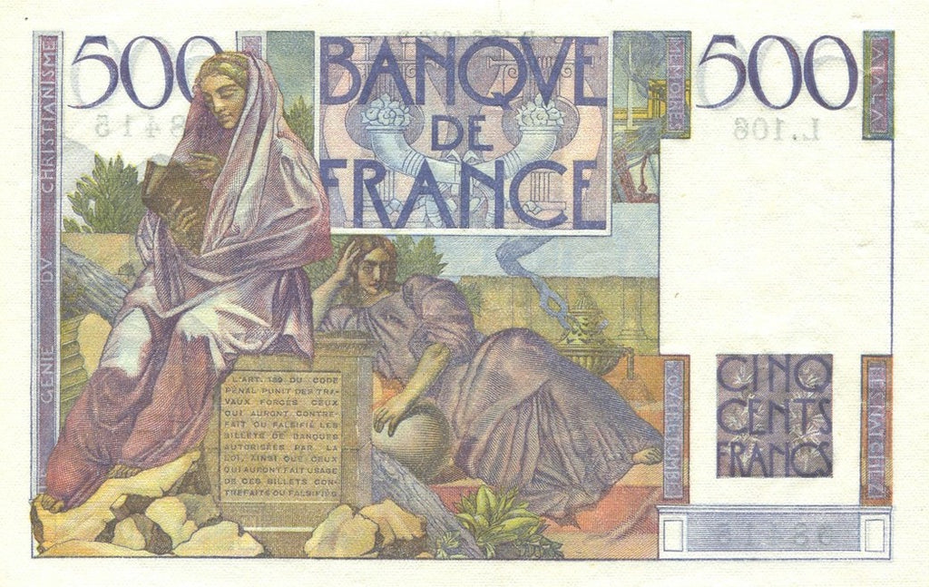 FRANCE, billet 500 Francs CHATEAUBRIAND 1948 F.34.8