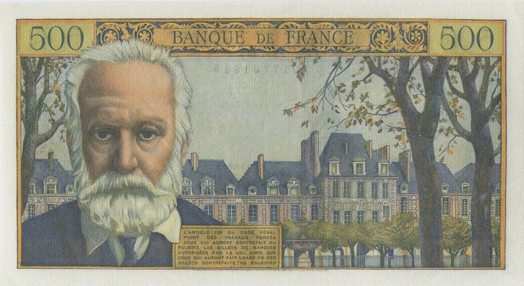 FRANCE, billet 500 Francs VICTOR HUGO 1954 F.35.1