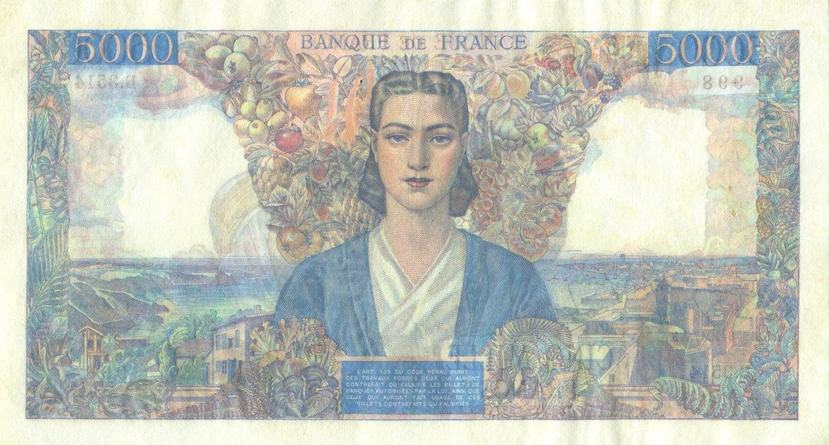 FRANCE, billet 5000 Francs EMPIRE FRANÇAIS 1947 F.47.60