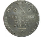 ALLEMAGNE, monnaie Thaler Royaume de westphalie, Jérome Napoléon de convention, 2e type 1811 Cassel