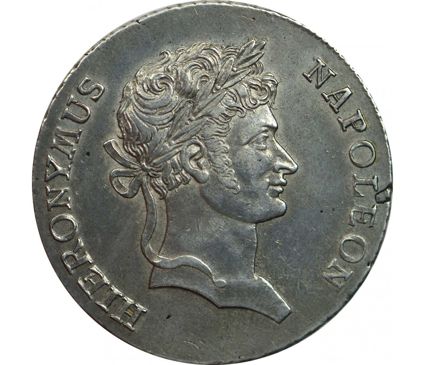 ALLEMAGNE, monnaie Thaler Royaume de westphalie, Jérome Napoléon de convention, 2e type 1811 Cassel