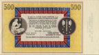 FRANCE, Bon de solidarité PÉTAIN 500 Francs Annulé 1944